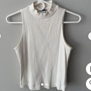 Old Navy Cream Muscle Tee